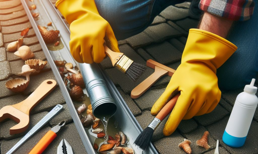 DIY gutter cleaning and repair tips