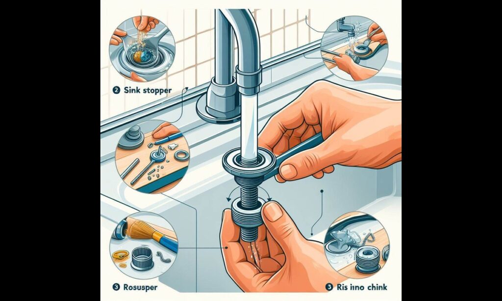 How to remove sink stopper